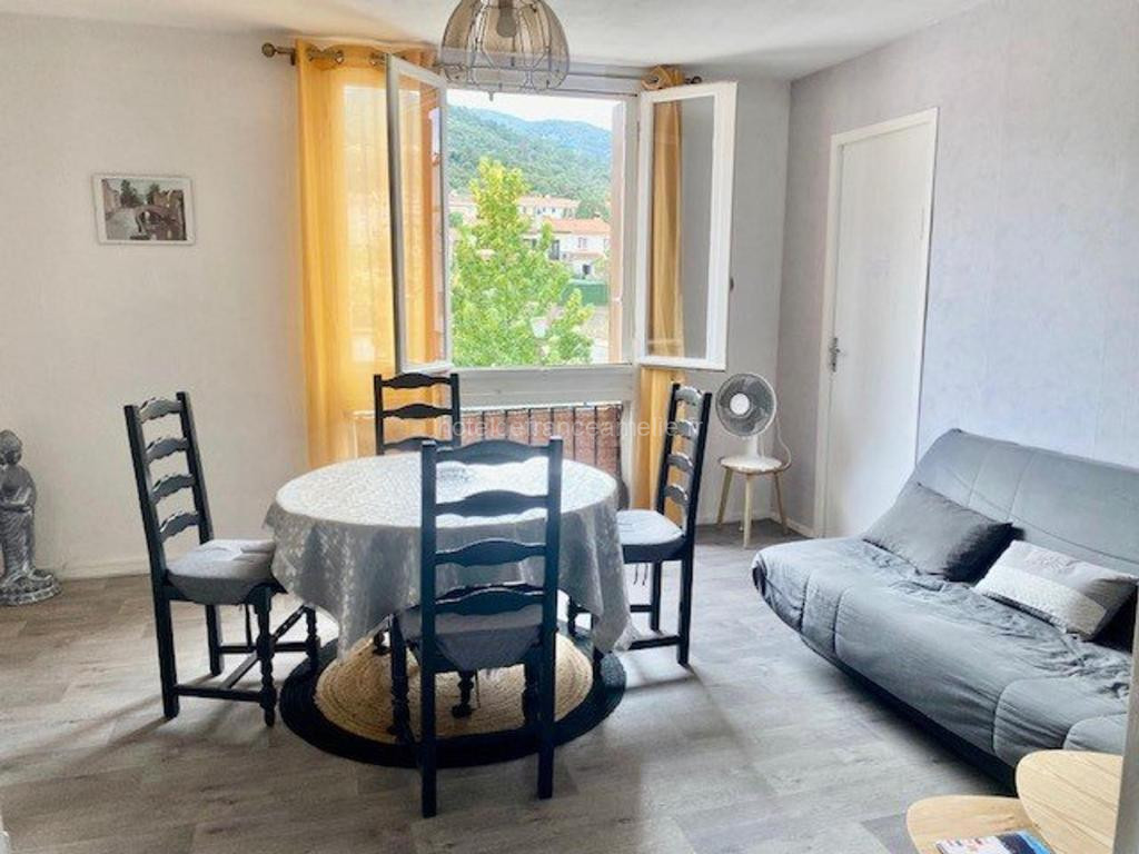 Appartement F3 avec Wi-Fi, clim portable & parking à Amélie-les-Bains