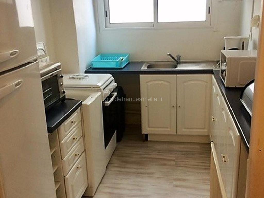 Photo de l'Appartement F3 avec balcon exposé sud à Amélie-les-Bains
