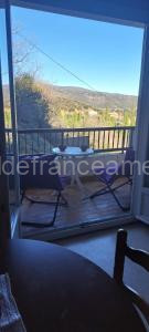 Bien frais orienté Nord jolie vue balcon studio Phannie à Amélie-les-Bains-Palalda